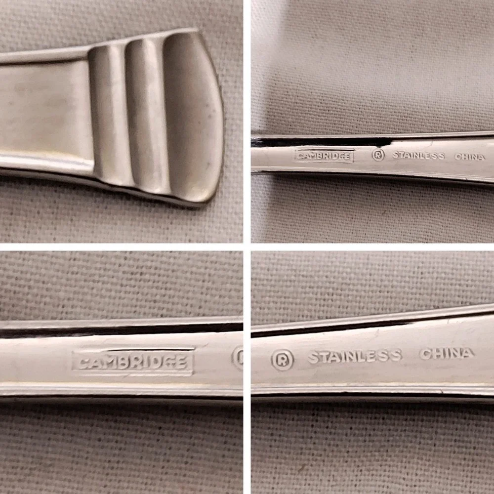 Cambridge Codie Stainless Flatware Lot of 25 Pieces (spoons, serving etc)